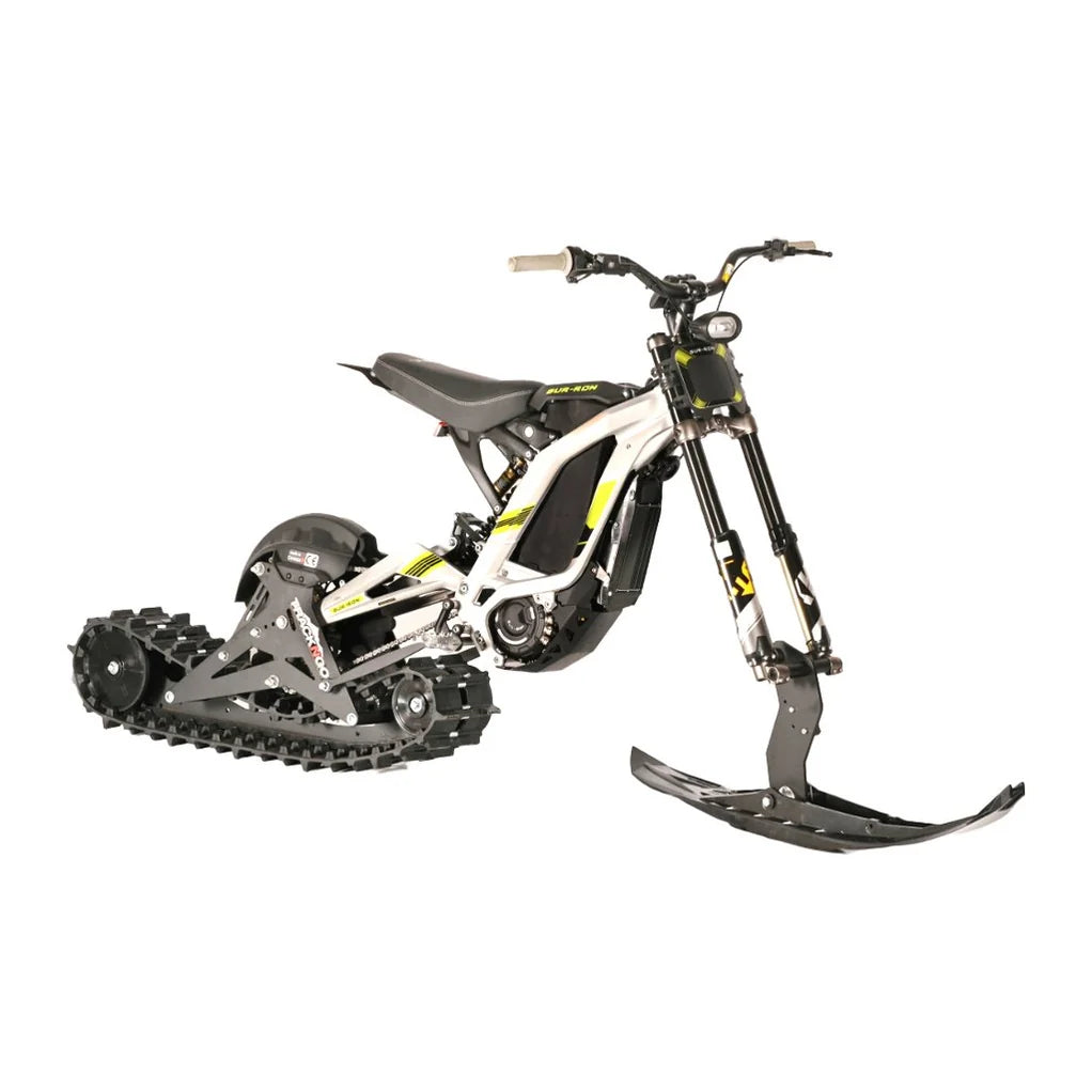 Pretvorite svoj Surron Light Bee, Light Bee X i Light Bee 2 X u motocikl za snijeg uz originalni TrackN Go komplet.